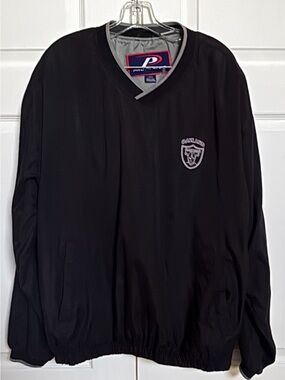 Oakland Raiders Pro Player Windbreaker Jacket L